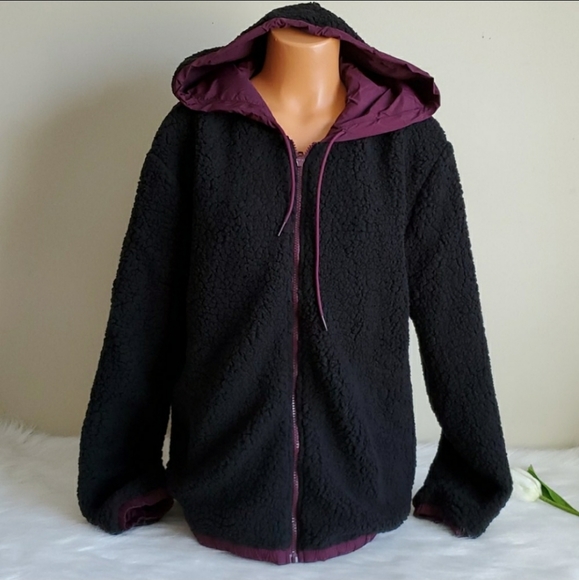 SHERPA LINED ANORAK PINK VICTORIA'S SECRET SIZE XS/S - Picture 3 of 4